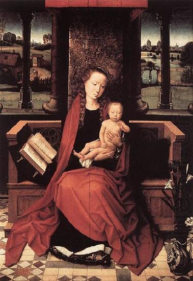 Virgin and Child Enthroned, Hans Memling